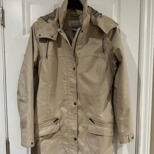 Women's Columbia Omni Tech Waterproof Trench Coat, Size L
